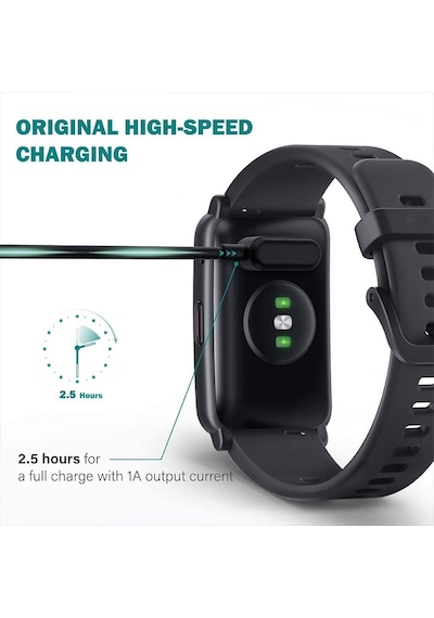 Coverzone Huawei Watch Fit İle Uyumlu Akıllı Saat İçin Manyetik Usb Şarj Kablosu Huawei Watch Fit İl Sku: Smg8690010098108