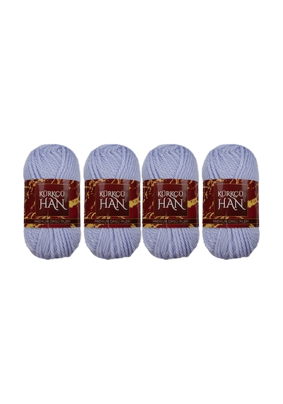 Kürkçü Han Boni %100 Akrilik Örgü İpi 35g 59m 4 Lü Paket Leylak