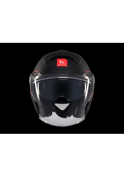 Kask Mt Cosmo Sv Çenesiz Gözlüklü Mat Siyah