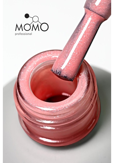 Momo Professional Kalıcı Oje S010 Simli Ten Pembesi 4 Ml