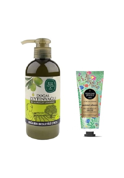 Eyüp Sabri Tuncer Doğal Zeytinyağlı El ve Vücut Losyonu 250 ML + Perfume Jewels El Vücut Kremi 50 ML