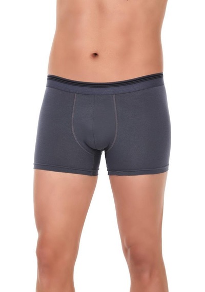6 Adet Yıldız Erkek Likralı Formen Boxer Short Füme 369 Füme