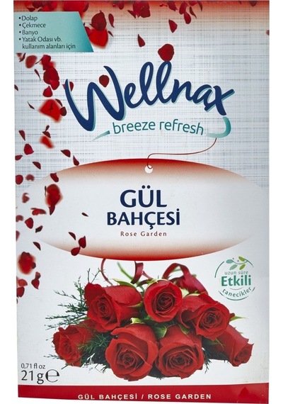 Wellnax Askılı Dolap Ve Çekmece Kokusu Gül Bahçesi 2 Adet