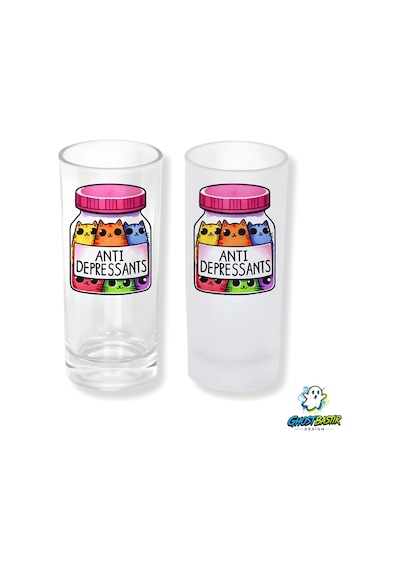 Kedili Buzlu / Buzsuz Seçenekli Rakı Bardağı 1 Adet Şık Sunum Bardağı 0234