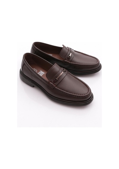 Dgn 2385 Erkek Loafer Ayakkabi Kahve