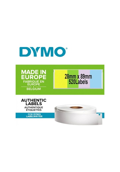 S0722380, Lw Adres Etiketi, 89x28 Mm 520 Etiket/paket, Karışık Renkli 99011 Diğer