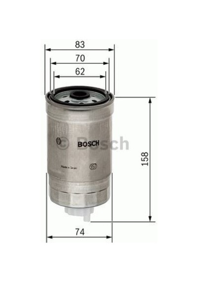 BOSCH 1457434329 MAZOT FİLTRESİ PASSAT / A4 A6 1.9 TDI