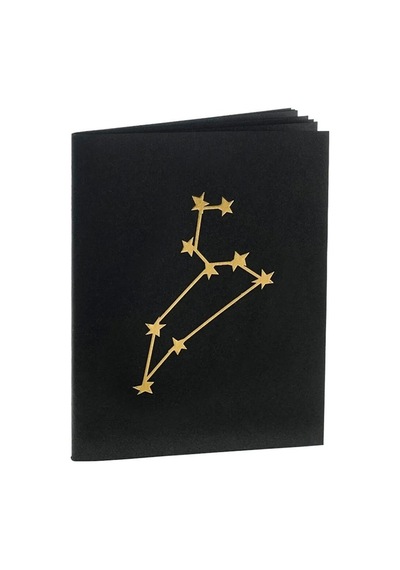 Aslan Burcu Yıldız Haritası Siyah Defter