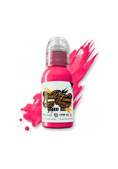 World Famous Ink Jenna Kerr Crystal Trinket Pink Pembe Dövme Boyası 1oz - 30ml
