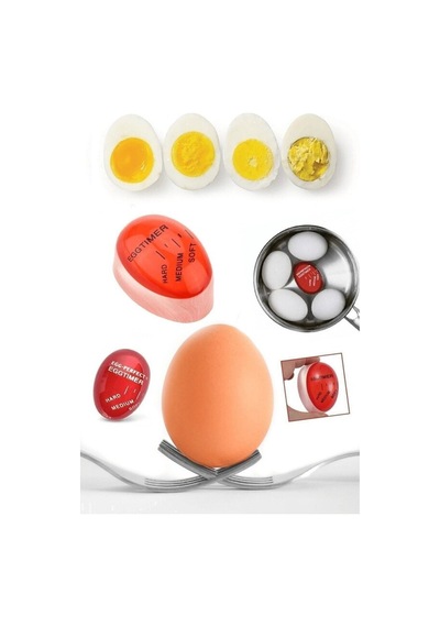 Dublör Yumurta Zamanlayıcı Egg Timer Pişirme Haşlama Süresi Aparatı Zaman Ayarlama Göstergesi Diğer