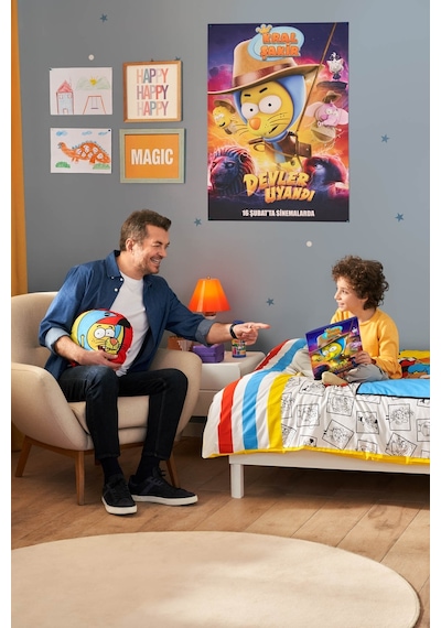 Karaca Home X Kral Şakir Canan Şekilli Kırlent 200.22.11.0350