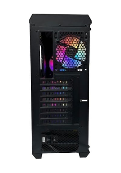 4x12cm Frgb Led Fanlı Bilgisayar Kasası, Cam Yan Panelli Ve Usb 3.0