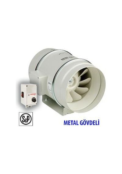Soler&Palau TD 6000/400 Yuvarlak Kanal Tipi Fan (Hız Anahtarı Dahil)