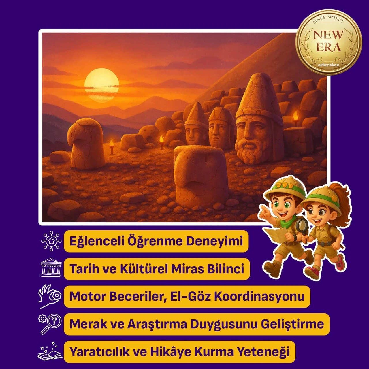 Arkerobox Nemrut Dağı New Era Eğitici Kazı Seti