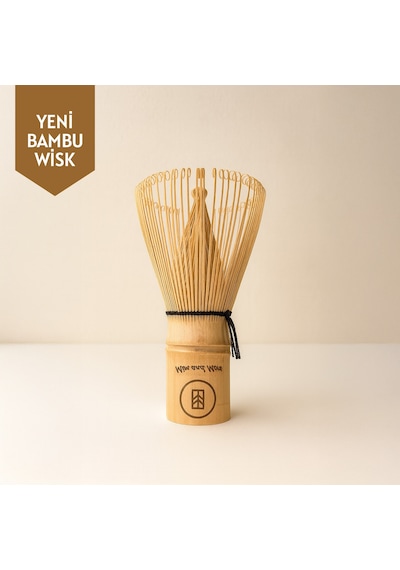 Mim And More Matcha Whisk El Yapımı Özel Bambu Köpürtücü