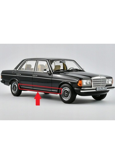 Mercedes W123 Takim Nikelaj Alt Kisim Marspiyel Nikelaji (8 Parça 553420006