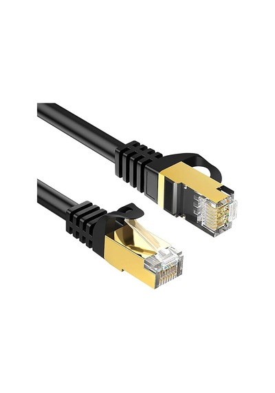 3698 3 Metre Metal Uçlu Cat7 10gbps 600mhz Lan Ethernet Kablosu - Rj45 26awg Bakır 3 Metre