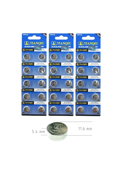 Tianqiu AG13/357A 1.5V Alkalin Pil 10 x 3'lü