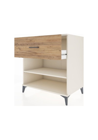 Kronos Şifonyer Tek Raflı Tek Çekmeceli 88x59x96 Aytaşı-çam Aytaşı