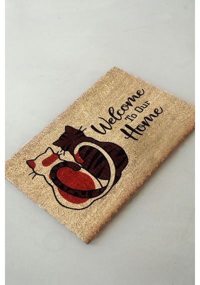 Coco Familiare 40 X 60 Cm Kıl Paspas , İç Ve Dış Kapı Paspası Kahverengi