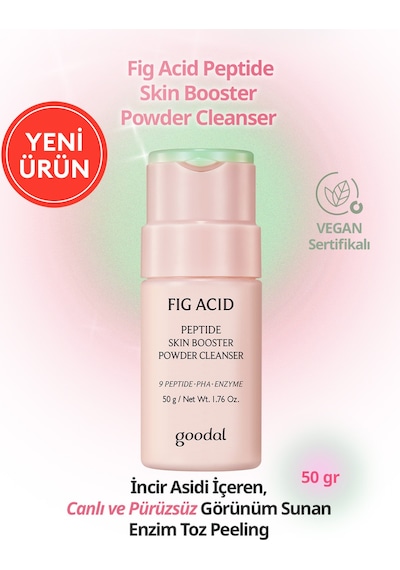İncir Asidi İçeren Enzim Toz Peeling Goodal Fig Acid Peptide Skin Booster Powder Cleanser