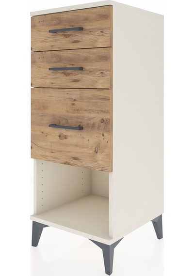 Hyperion Komodin 3 Çekmeceli 44x44x106 Aytaşı-çam Aytaşı