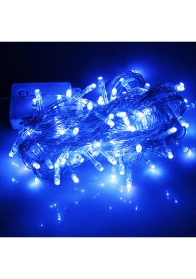 Blue Led Light 10 Metre Mavi Led Işık Mavi Yılbaşı Ağacı Işığı 100 Led Fişli 220v Mavi Noel Işığı Mavi Yılbaşı Işığı Gün Işığı