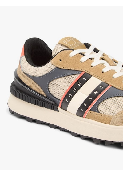 Tommy Hilfiger Em0em01537 Tjm Technical Runner Ess Erkek Günlük Ayakkabı Bej