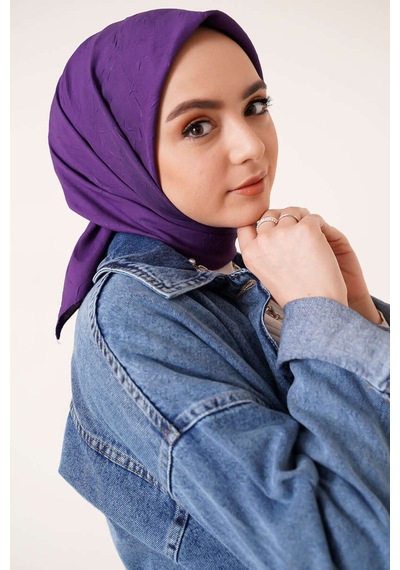 Bambu Kraş Eşarp Tesettür Giyim, Hafif, Rahat, Şık, Yüksek Kalite, Hijab, Scarf, Shawl Mor