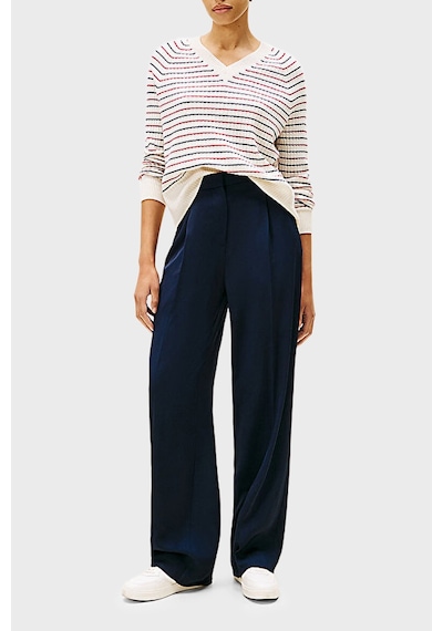 Tommy Hilfiger Bayan Kazak Ww0ww46417 0fh Beyaz-lacivert Beyaz-lacivert