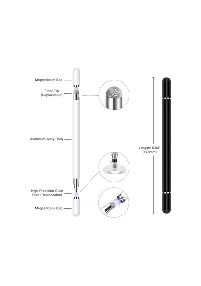 Lexroo Dokunmatik Ekran İçin Stylus Kalem, Galaxy Uyumlu Tab A9+/a8/a7/a7 Lite İçin Stylus Standart