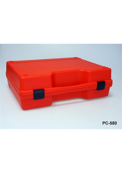PC-580 Kırmızı Plastik Çanta-Perforeli Süngerli 450 x 360 x 141 m