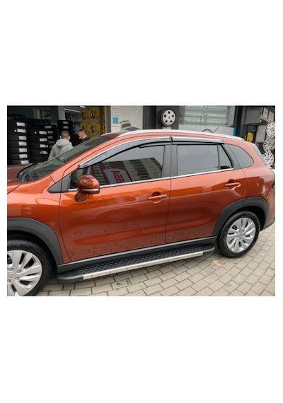 Suzuki S-cross 4'lü Mugen Cam Rüzgarlığı Kromlu