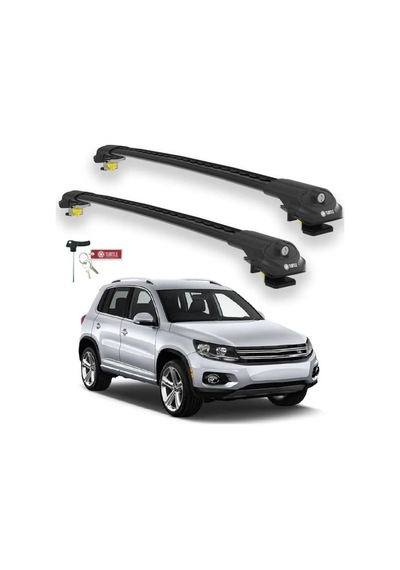 Turtle Volkswagen Tiguan 5n 2007-2016 Ara Atkı Air1 Siyah