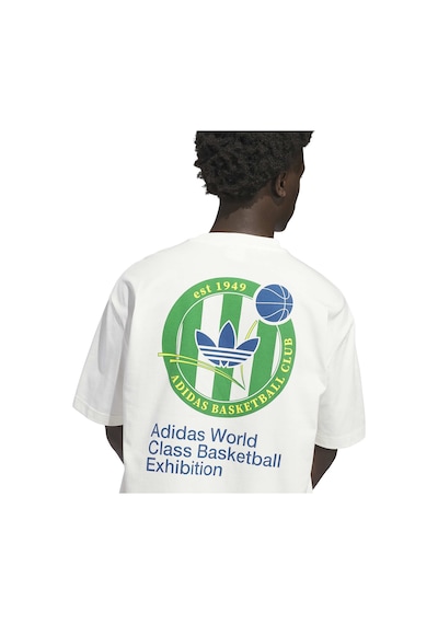 Adidas Originals Crest Unisex Beyaz Günlük Stil T-shirt Kd3615