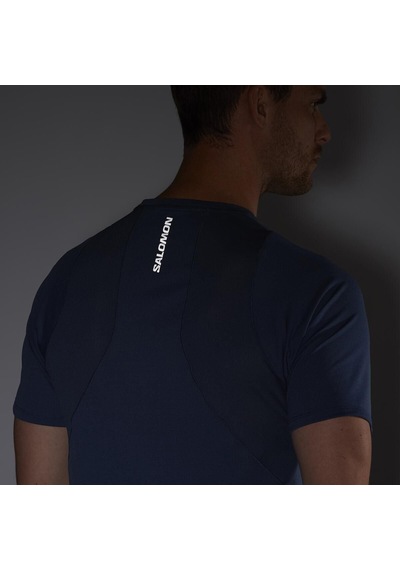 Salomon Salomon Sense Aero Erkek Renkli Koşu Tişört 23848 Lacivert