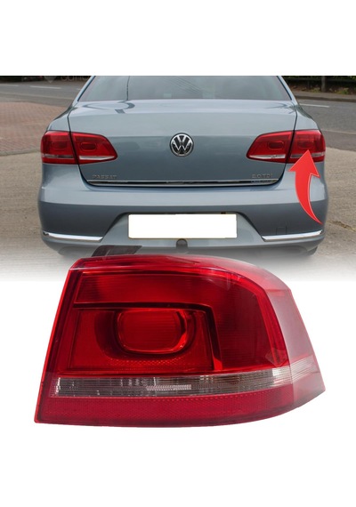 Vw Passat B7 Sağ Arka Stop Ledsiz 2011-2015 3ae945096f