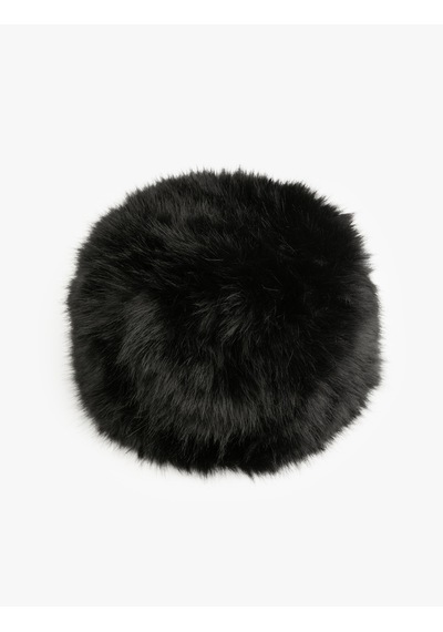 Koton Peluş Bucket Şapka Siyah 6wak40047aa Siyah