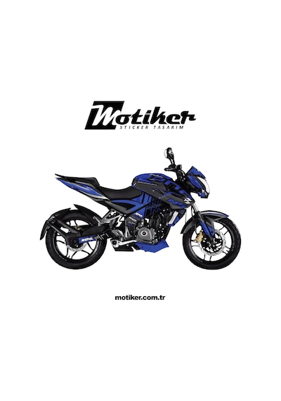 Bajaj Pulsar NS200 - UNI Design Takım Parça Sticker Kaplama Modeli