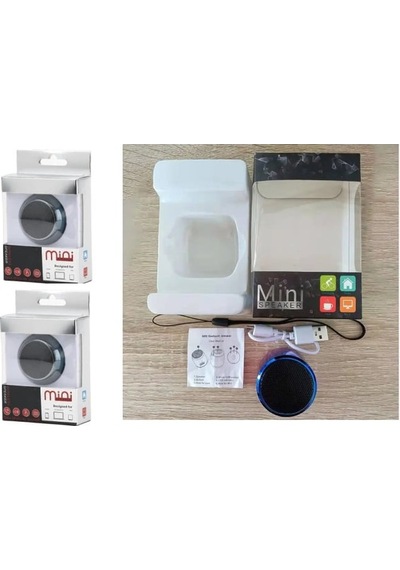 Kablosuz Bluetooth Hoparlör - Ses Bombası 2li Set Tek Bağlantıda Çok Renkli