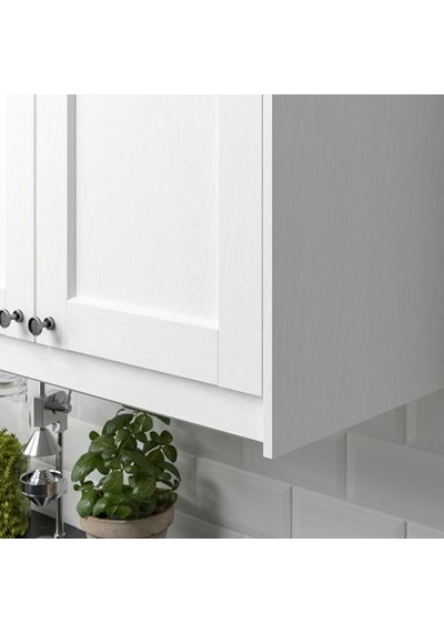 Ikea Enköpıng Dekoratif Şerit, Beyaz-ahşap Görünümlü, 221 Cm