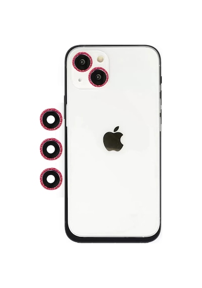 Newface Apple İphone 14 Shine Kamera Lens - Kırmızı