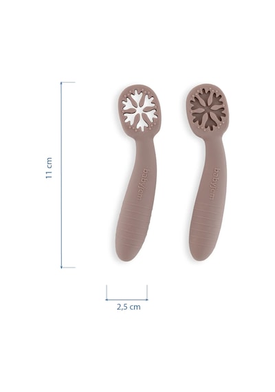Babyjem Silikon İkili İlk Kaşığım Latte