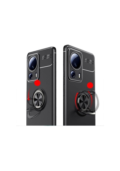 Xiaomi Mi 13 Lite Kılıf Yüzüklü Magnetli Ravel Case Kapak