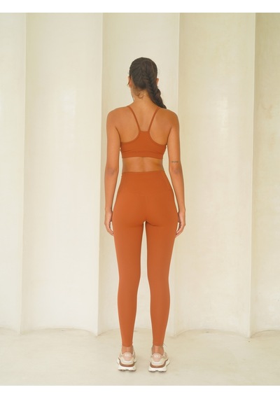 Mai Studios Co. Fold Kaplı Spor Tarçın Crop Tarçın