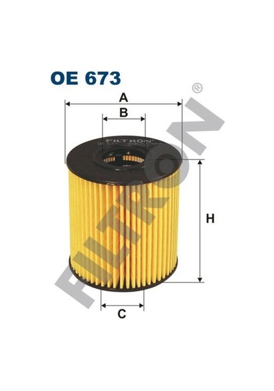 Filtron Oe 673 Citroen C2 C3 C4 Berlingo C-elysee Yağ Filtresi