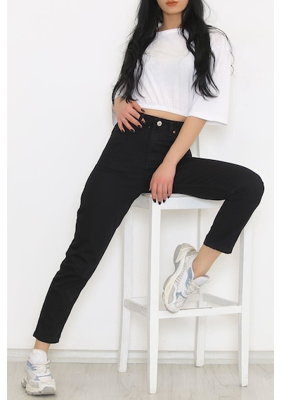 Mokashopin - Boyfriend Kot Pantolon Siyah1 - 8756.1431. 001