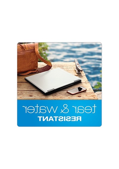 Mavi Kapaklı Taş Kağıt Defter, 60 Yaprak, 5-1/2" X 8-1/2" Açık Gri
