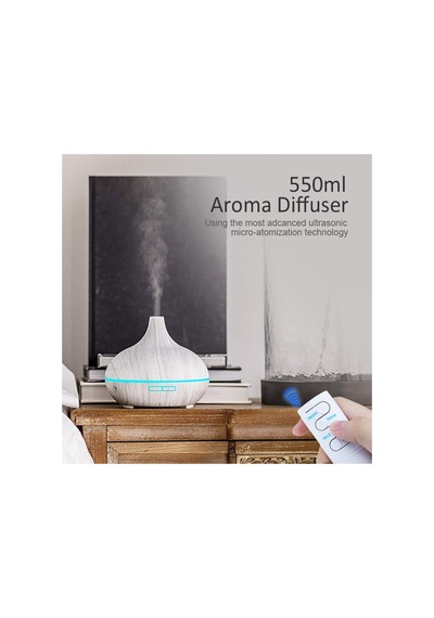 550ml Oda Hava Nemlendirici Rgb Led Işıklı Humudifier Zaman Ayarlı Buhar Makinesi Aroma Difiser