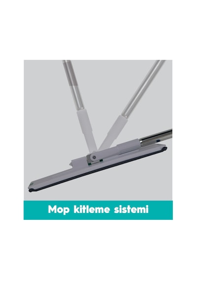 Smarter Aqua Jet Yedekli Temiz & Kirli Suyu Ayırma Özelliği Tablet Mop Temizlik Seti